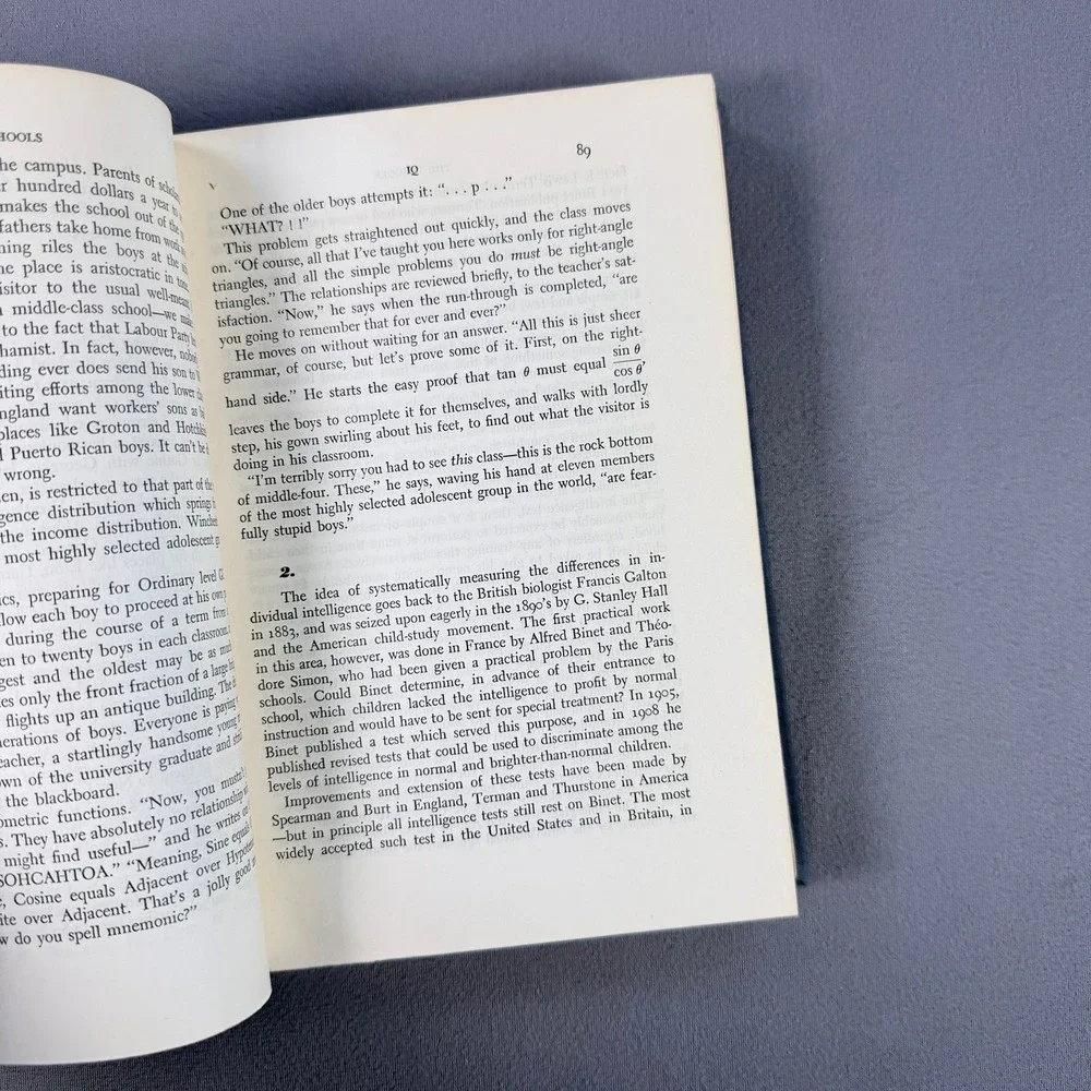 Martin Mayer The Schools Hardcover 1961 1st Edition Education History Sociology
